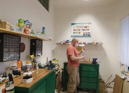 V Labyrintu je také dílna na výrobu svíček