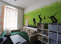 V interiéru TULiP se děti a mládež cítí dobře. 