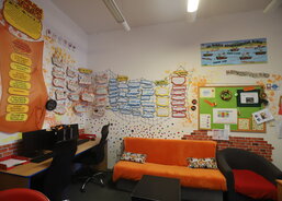 V interiéru TULiP se děti a mládež cítí dobře. 