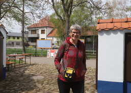 Akce se zúčastnila i historicky první ředitelka Charity Uherské Hradiště Anička Konvalinková.