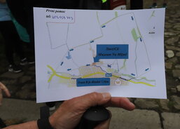 Každý účastník dostal mapku, aby nezabloudil.