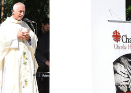 Mši svatou za zaměstnance hospice a živé i zemřelé klienty a jejich rodiny sloužil spirituál a prefekt Arcibiskupského kněžského semináře v Olomouci P. Antonín Hráček.