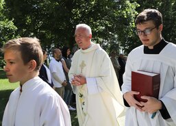 Závěr mše svaté.