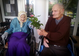 V Charitním domově v Hluku se lidem líbí. 