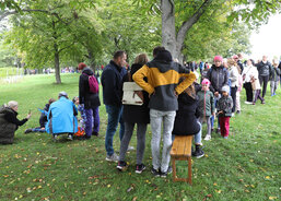 U některých stanovišť byly občas dlouhé fronty