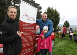 Na Antonínku při Drakiádě samozřejmě nechyběl s dalšími pracovníky Domácího hospice Antonínek ani jeho vedoucí Radek Nohál