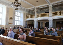 Duchovní obnovy se na Velehradě zúčastnili pracovníci Charity z různých míst olomoucké arcidiecéze. 