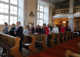 Duchovní obnovy se na Velehradě zúčastnili pracovníci Charity z různých míst olomoucké arcidiecéze. 