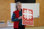 Jarmila Vráblová nejdříve posluchače seznámila s činností Charity Uherské Hradiště. 