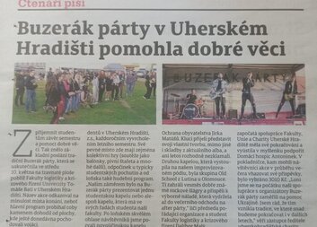 Buzerák párty pomohla dobré věci