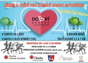 Dolněmčané mohou během a chůzí opět podpořit Domácí hospic Antonínek