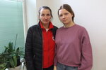 Halyna a Sofia na jaře 2022 Halyna a Sofia na jaře 2022